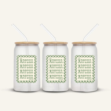Matcha Matcha Matcha Glass Cup